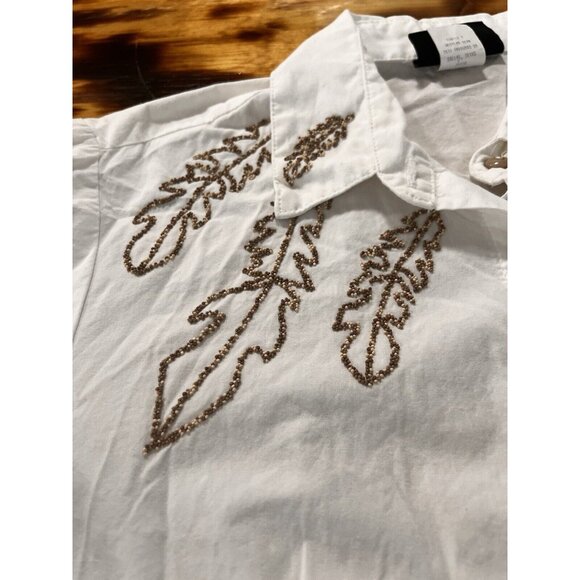 Vtg Rough Rider Circle T Women's Medium Western Shirt‎ Button Southwestern Aztec - Picture 7 of 13